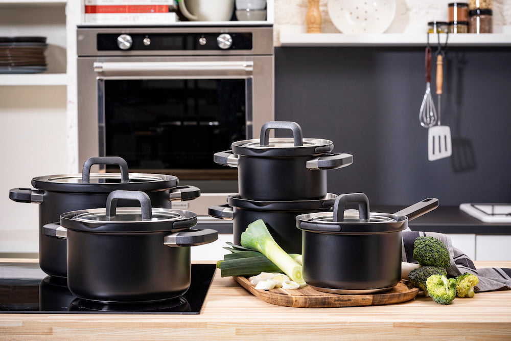 Flow Cool Black kookpan 24cm