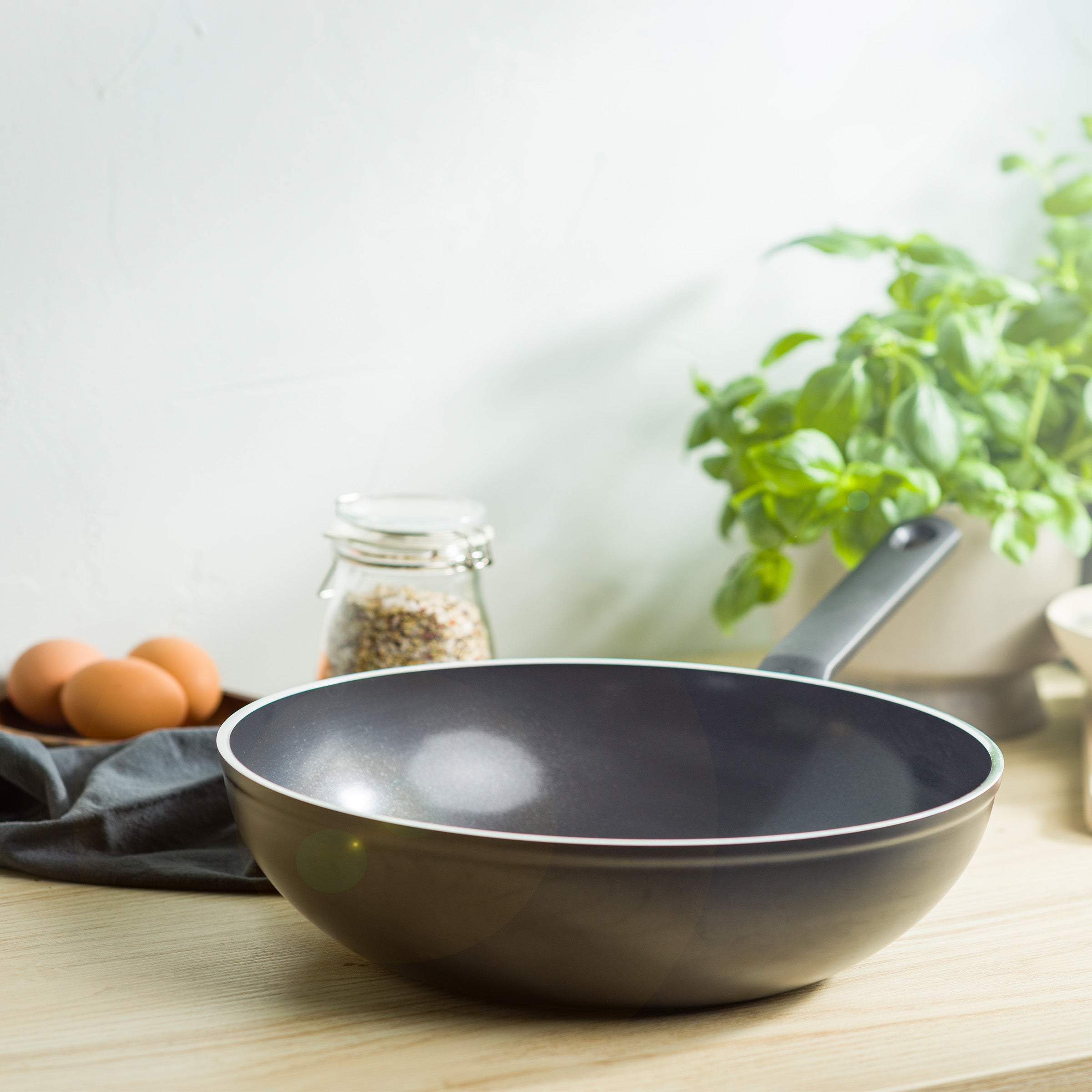 Easy Induction koekenpan 20 cm, 26 cm en wok 30