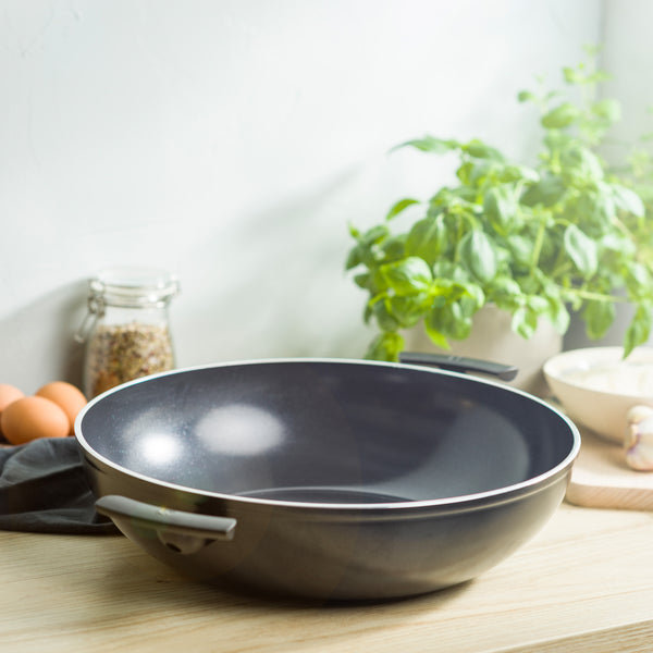 Wok In Ghisa Blackwell ø 36 Cm - Senza Rivestimento Antiaderente - Padella Per Wok Professionale - 5