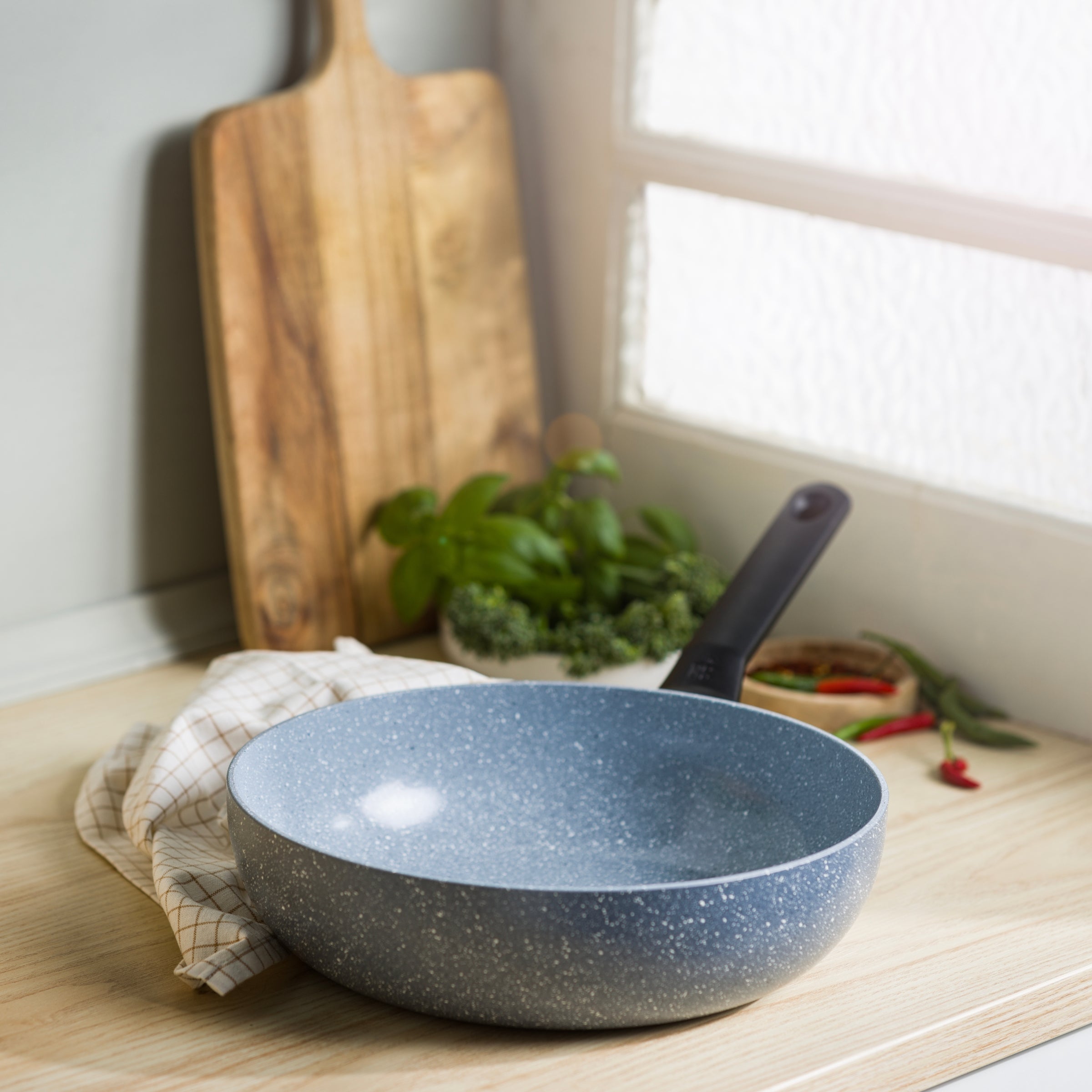 Blue Label Granite wok 28cm
