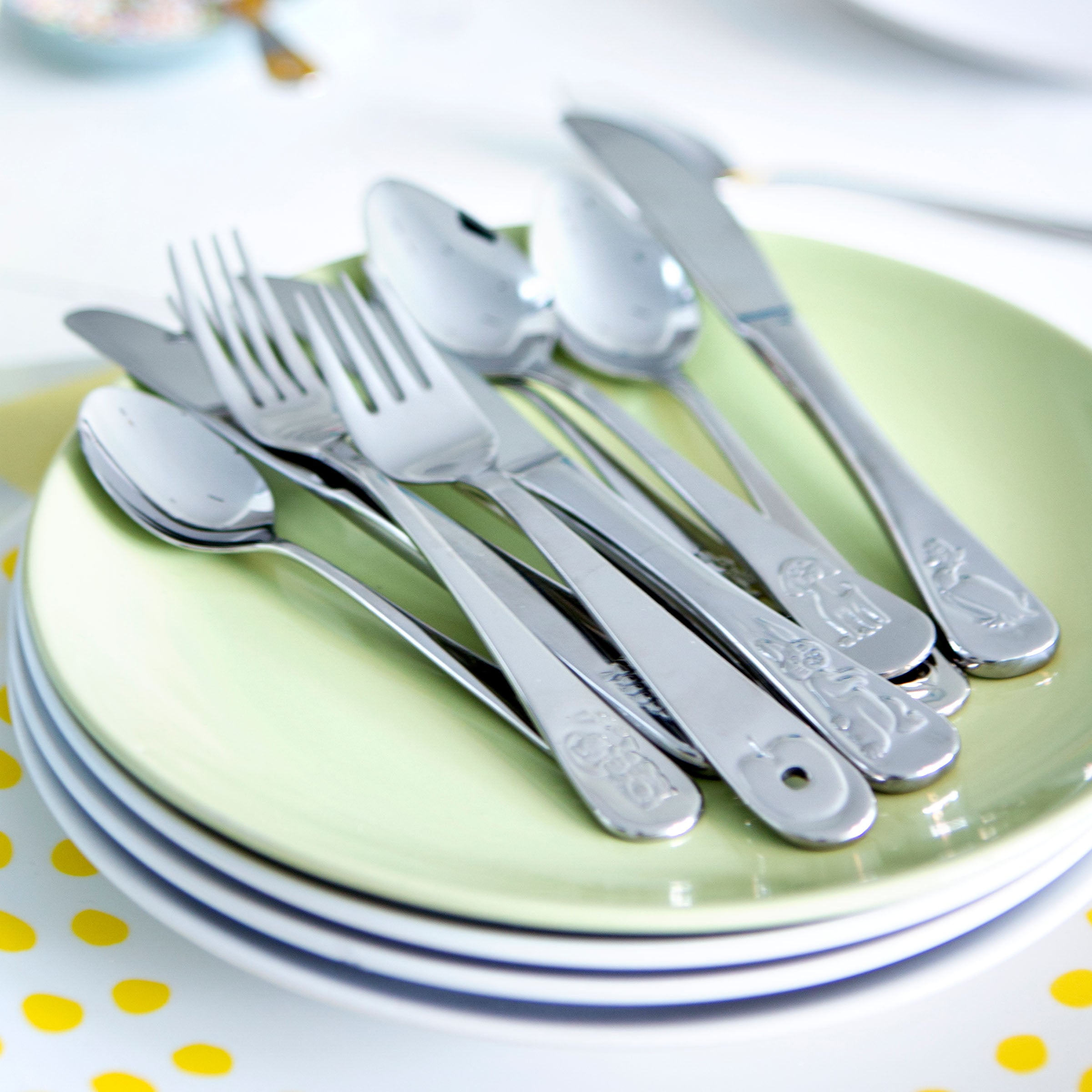 Kinderbestek Rupsje Nooitgenoeg