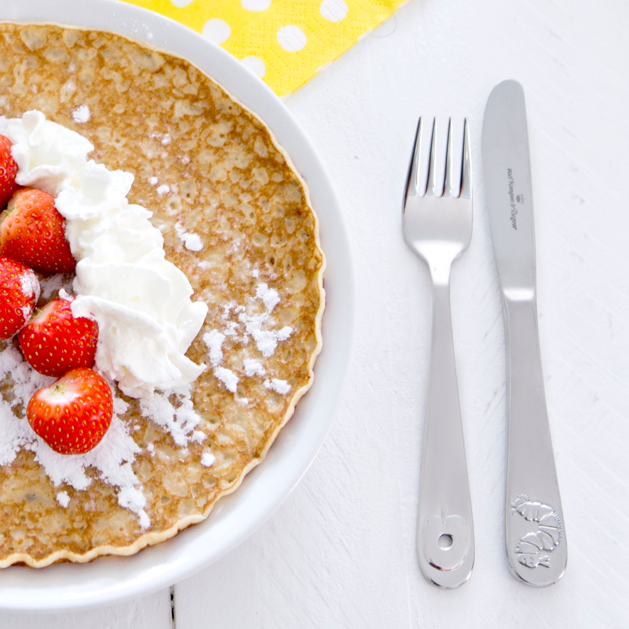 Kinderbestek Rupsje Nooitgenoeg