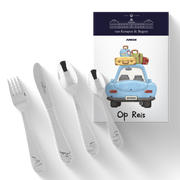 Kinderbestek vol met voertuigen