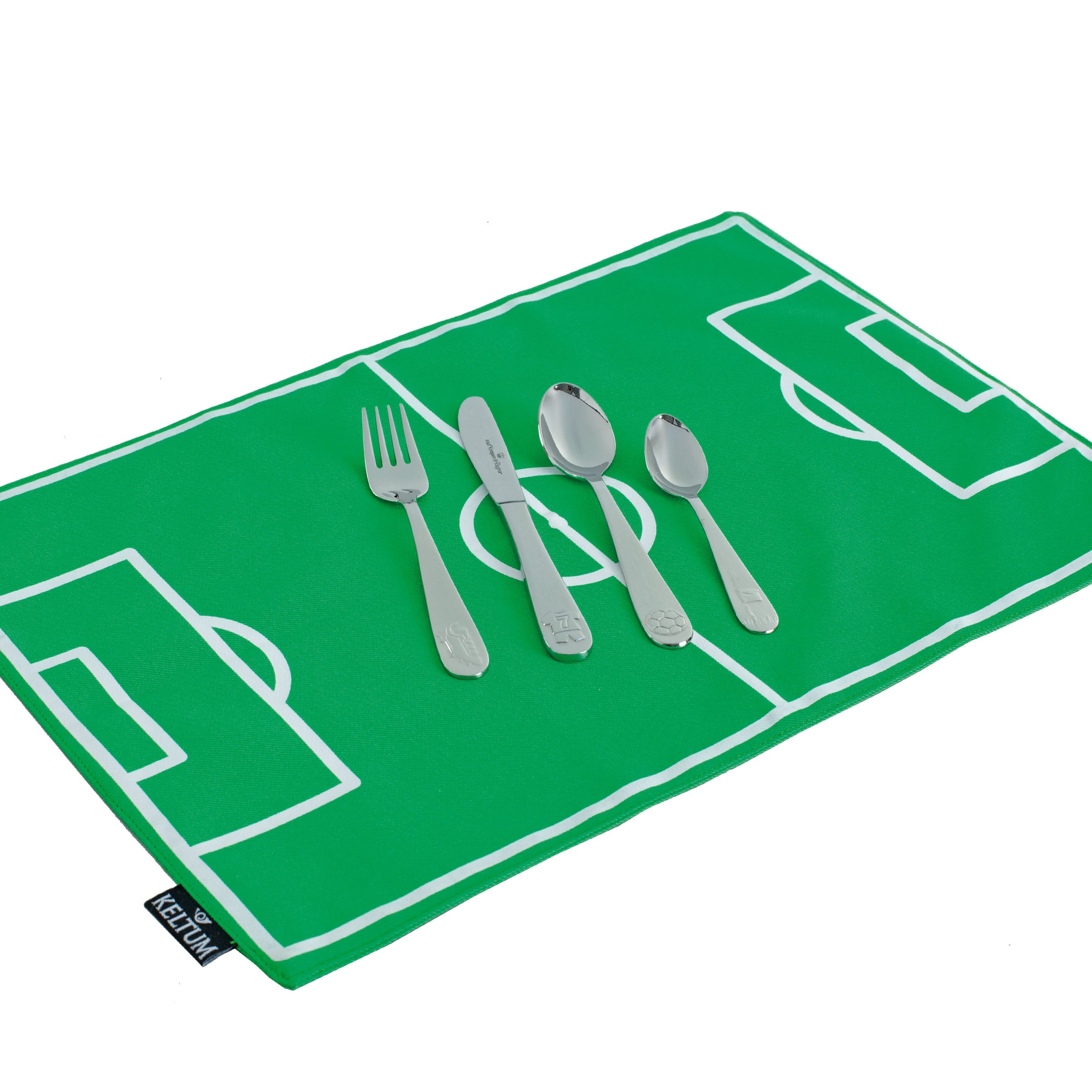 Kinderbestek voor de jonge voetballegende