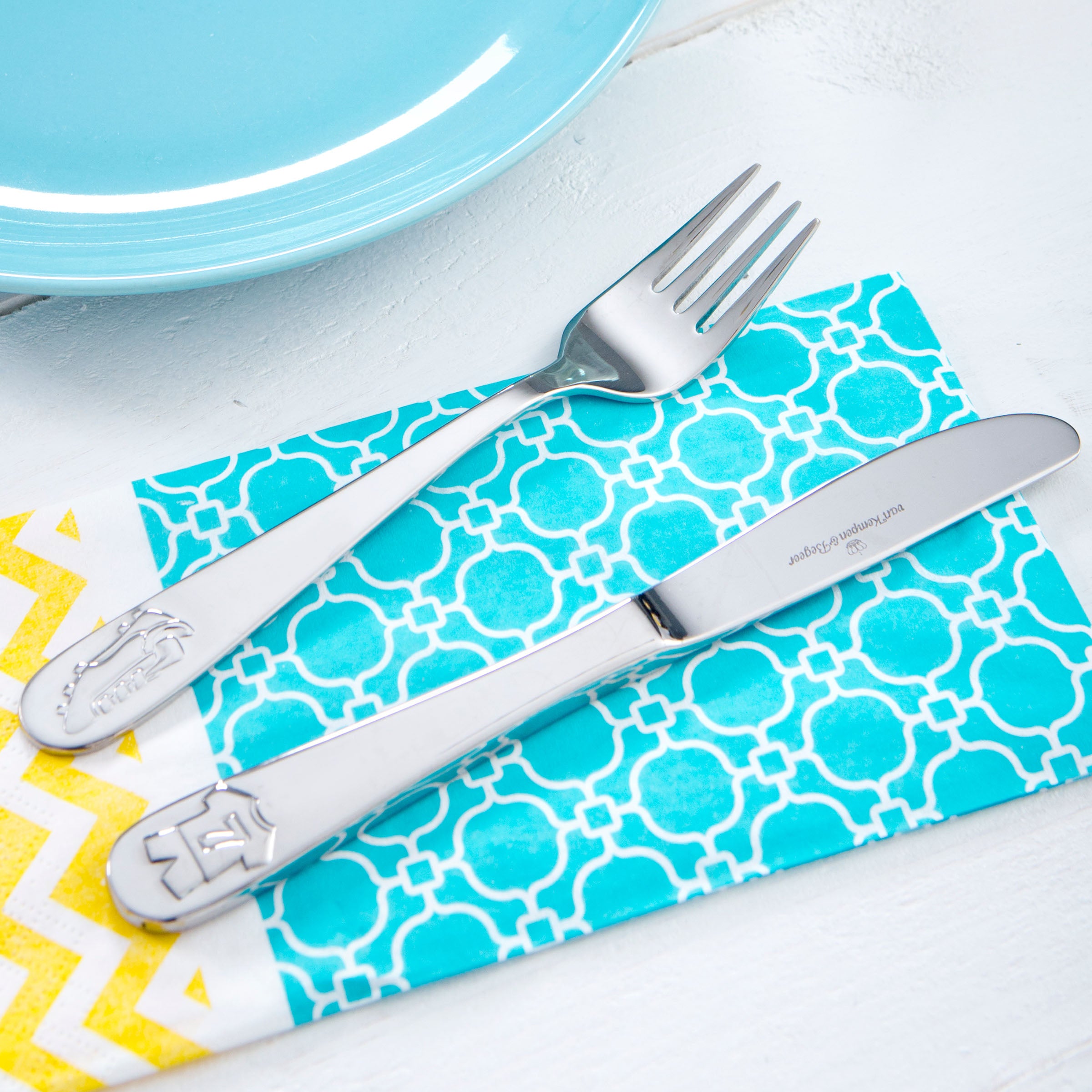 Kinderbestek voor de jonge voetballegende