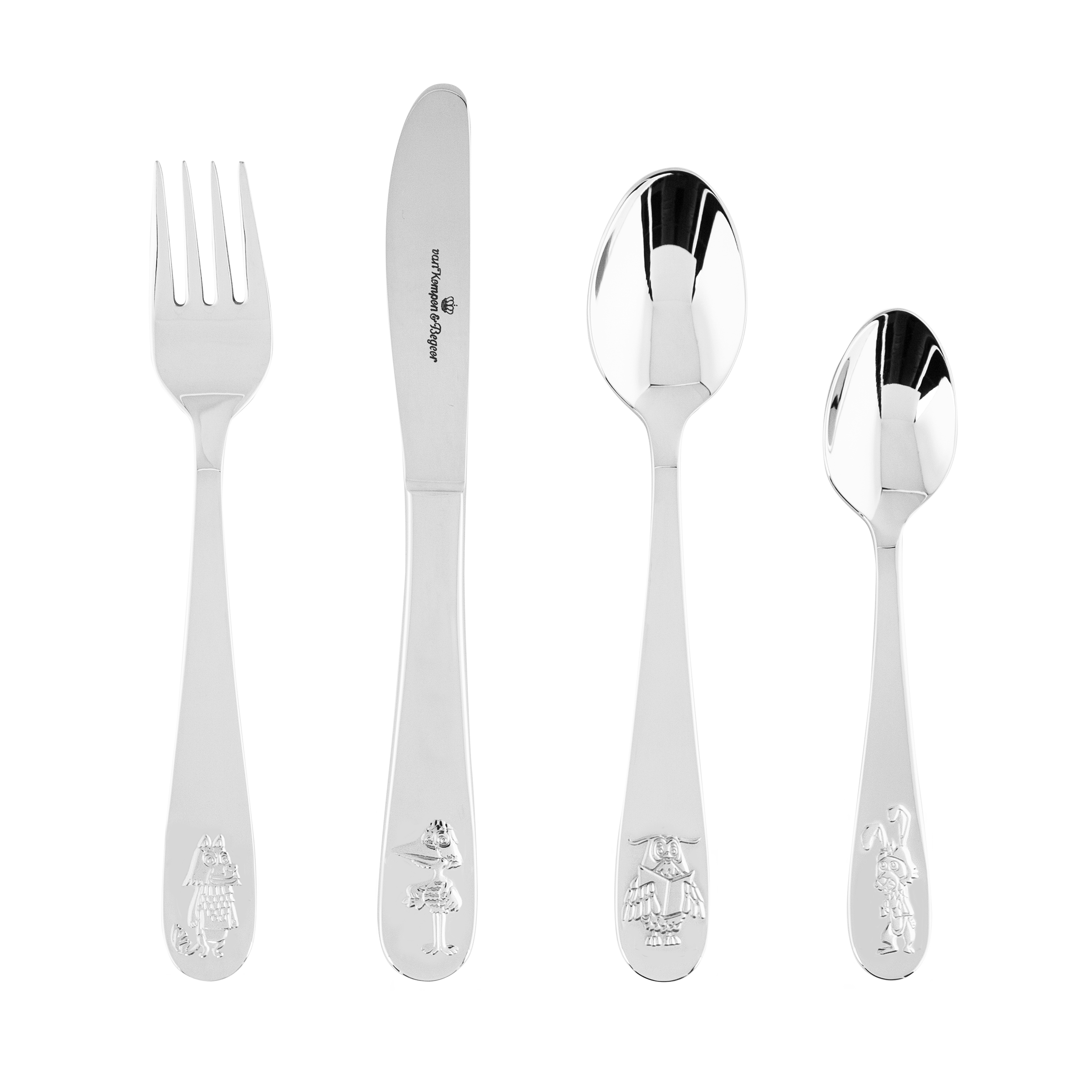 Kinderbestek De Fabeltjeskrant 4 Delig