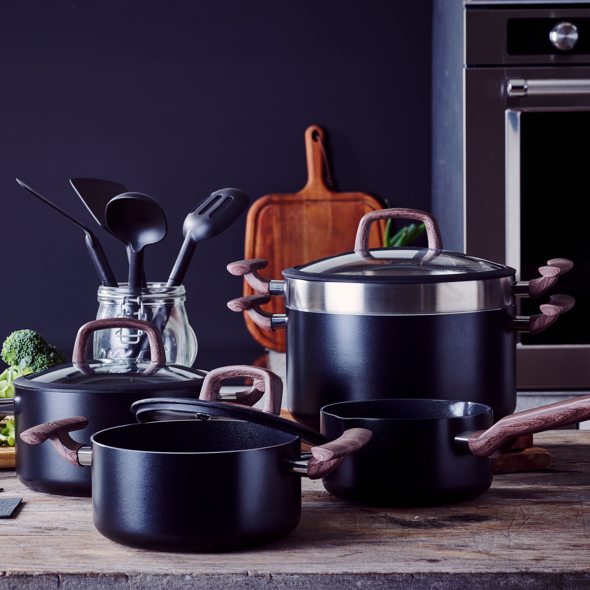 Simply Ceramic pannenset 4-delig