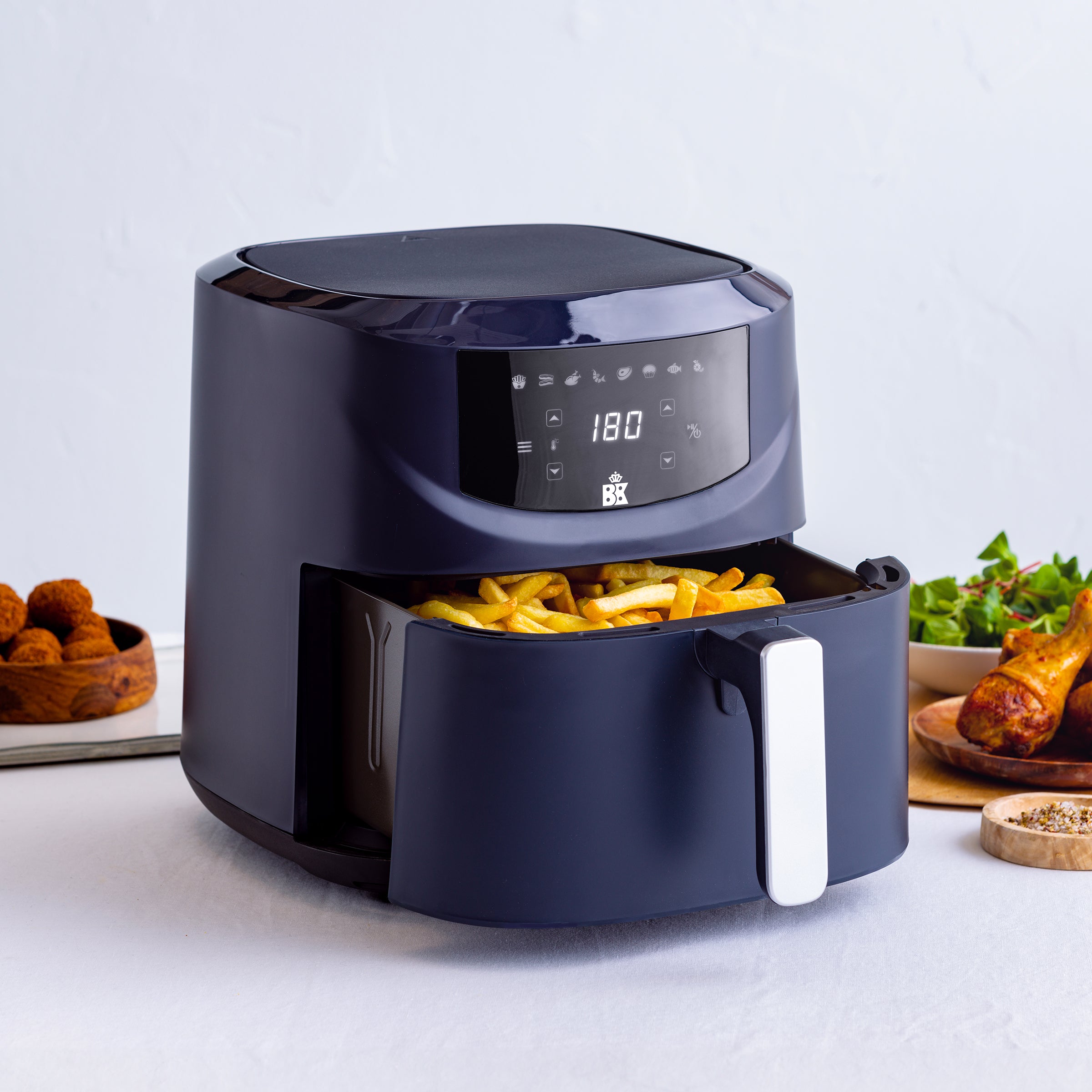 Enjoy Oxford Blue + Air Fryer 8-delige set