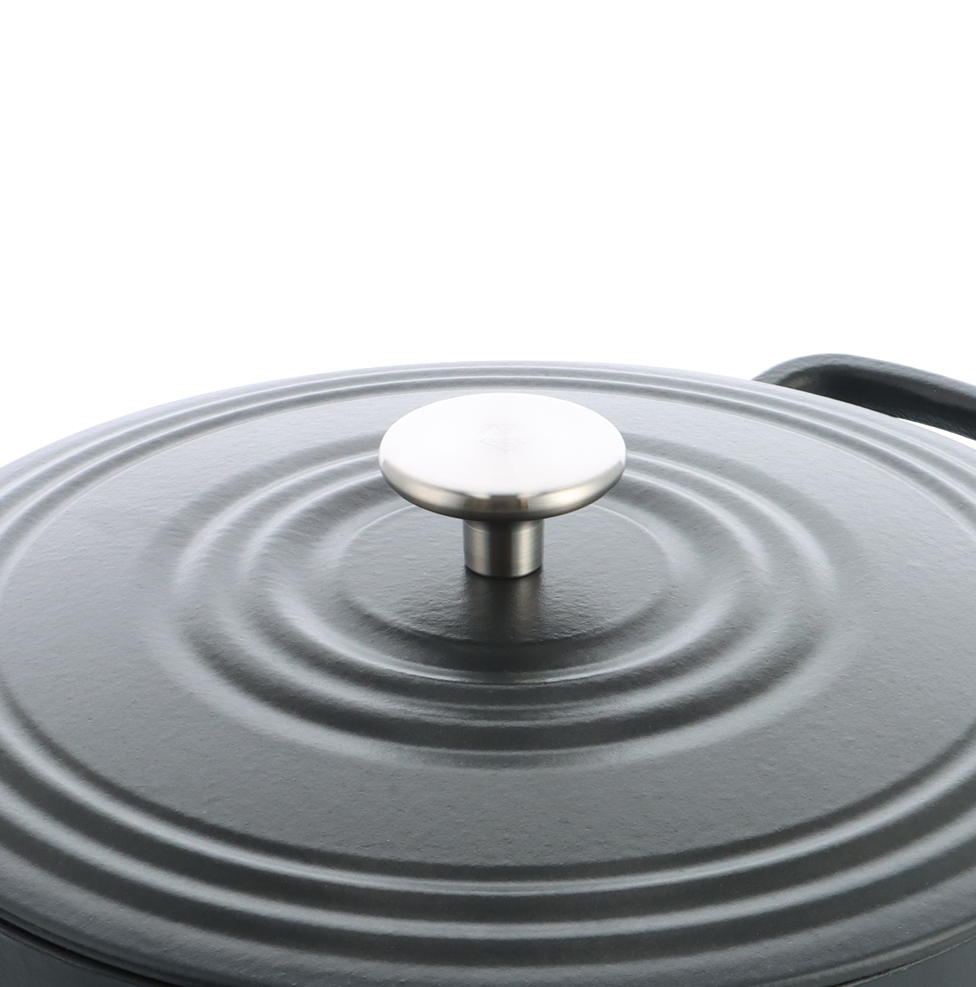 Bourgogne knop zilver