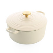 Bourgogne braadpan 24cm/4.2L Cream White