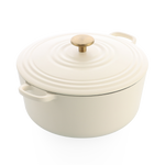 Bourgogne braadpan 28cm/6.7L Cream White