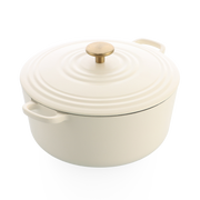 Bourgogne braadpan 28cm/6.7L Cream White
