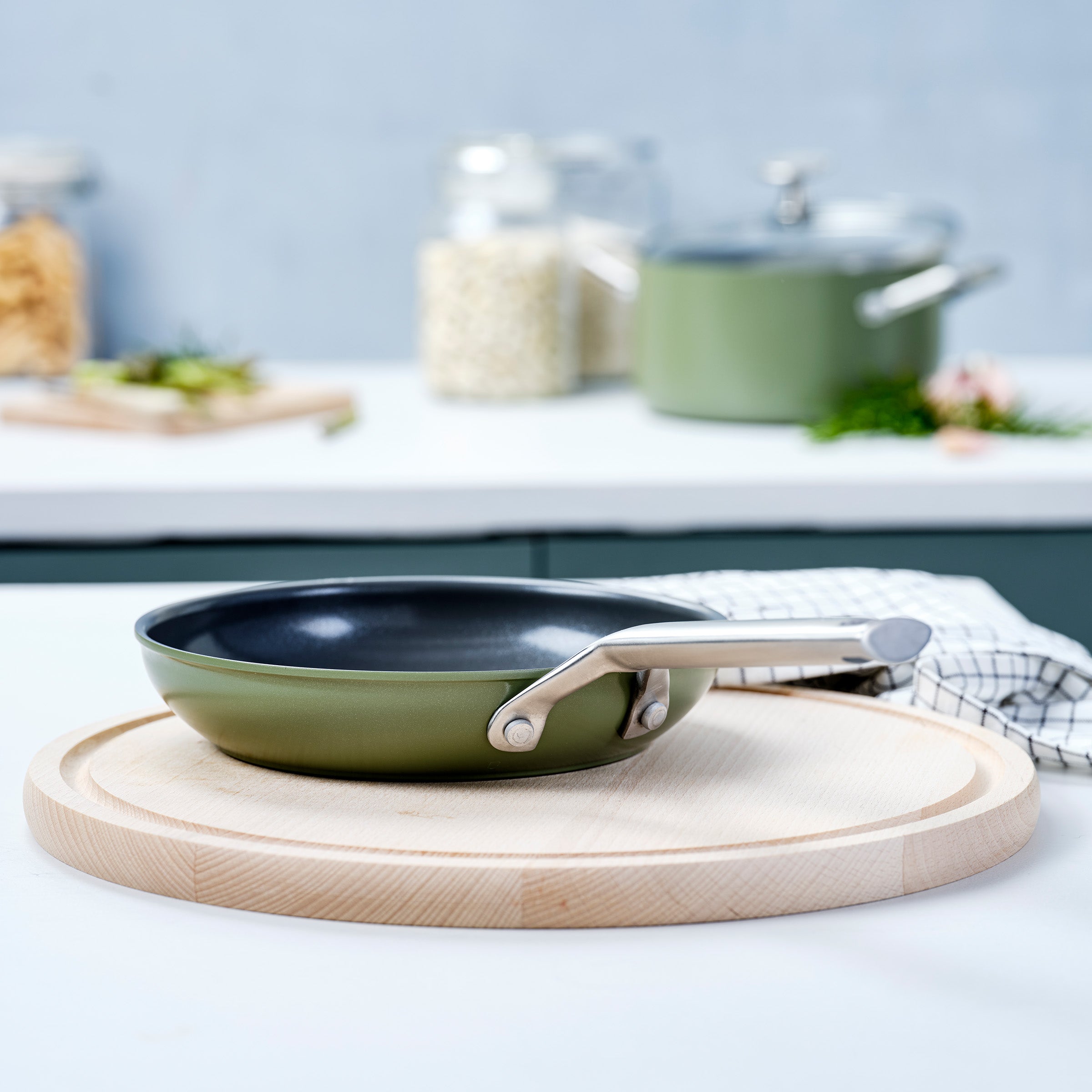 Sublime koekenpan Olijfgroen 20 cm