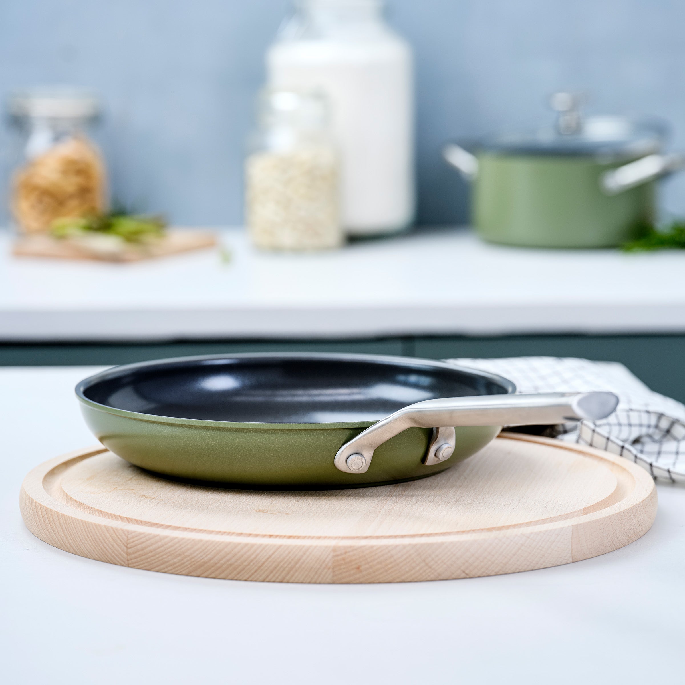 Sublime koekenpan Olijfgroen 24 cm