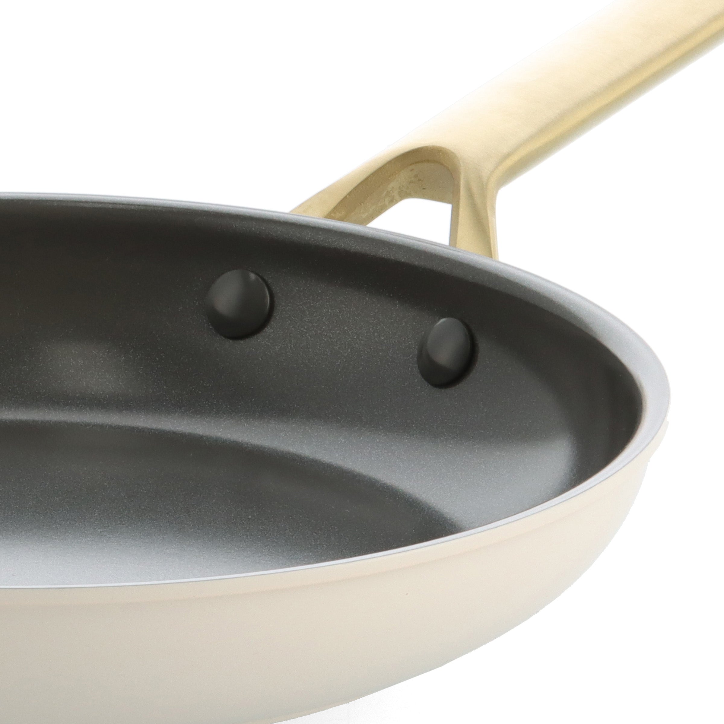 Sublime 2-delige koekenpannenset Crème 24 cm + 28 cm