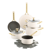 Sublime 6-delige pannenset Cream