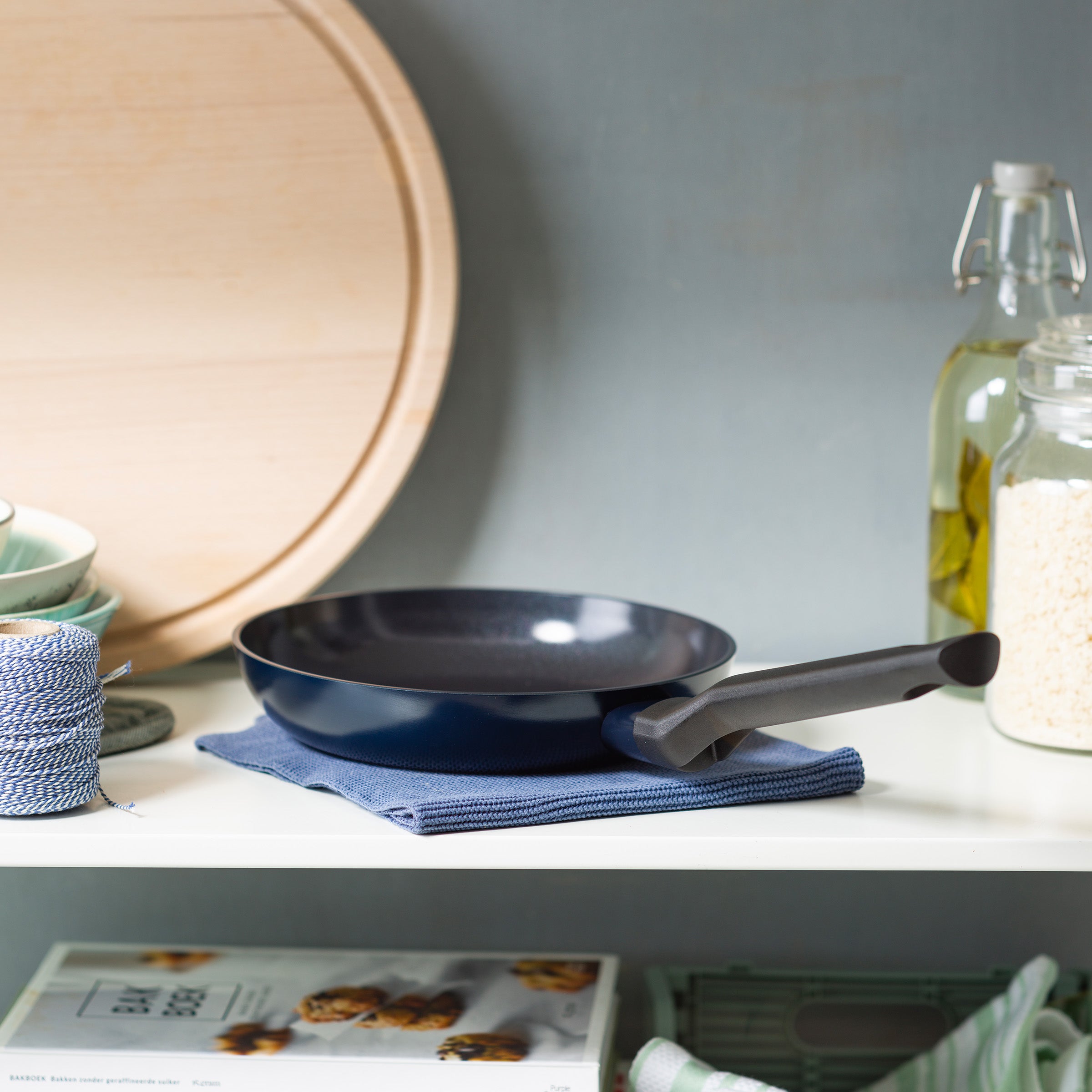 Enjoy koekenpan Oxford Blauw 20 cm