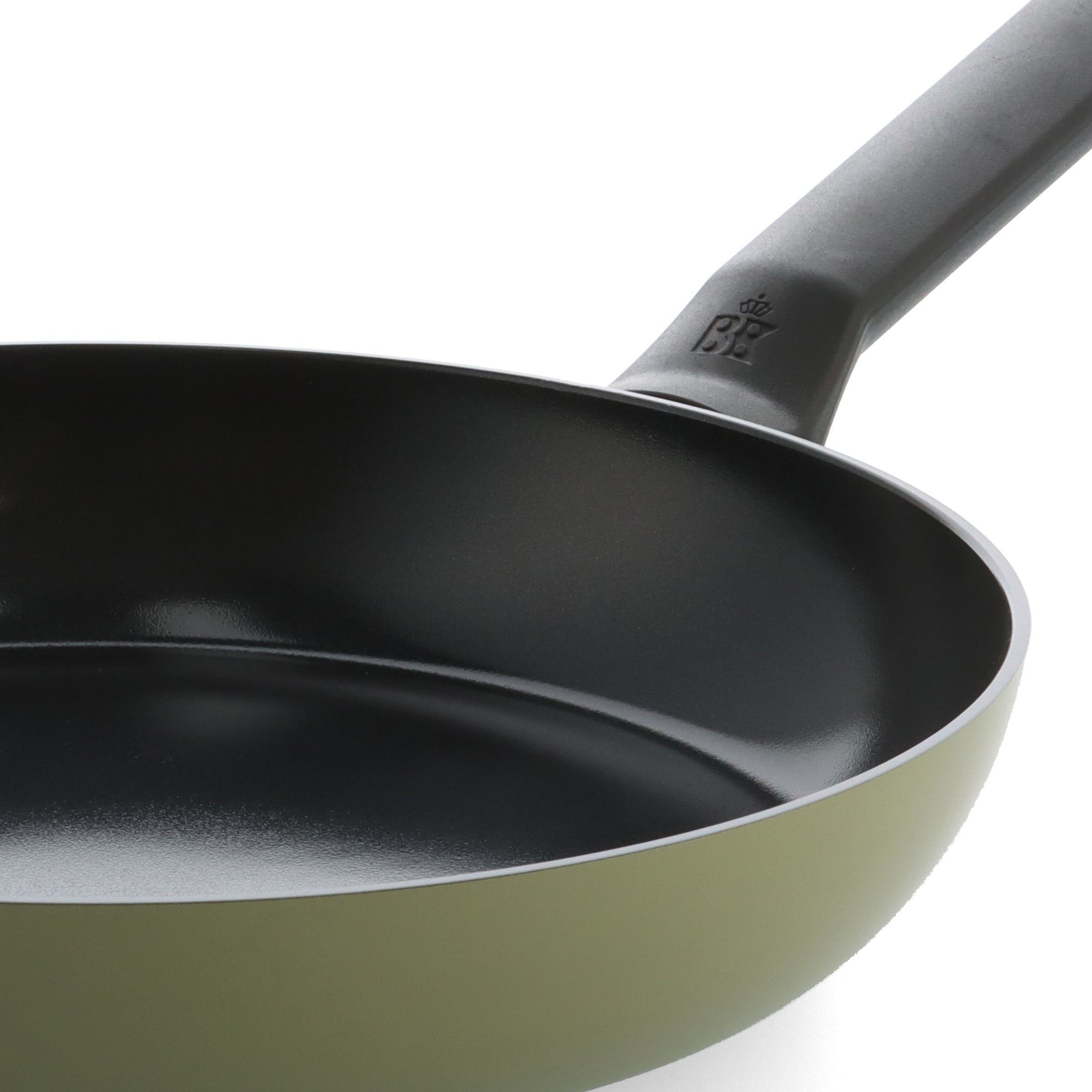 Enjoy wok Olive Green 28 cm + Panbeschermers