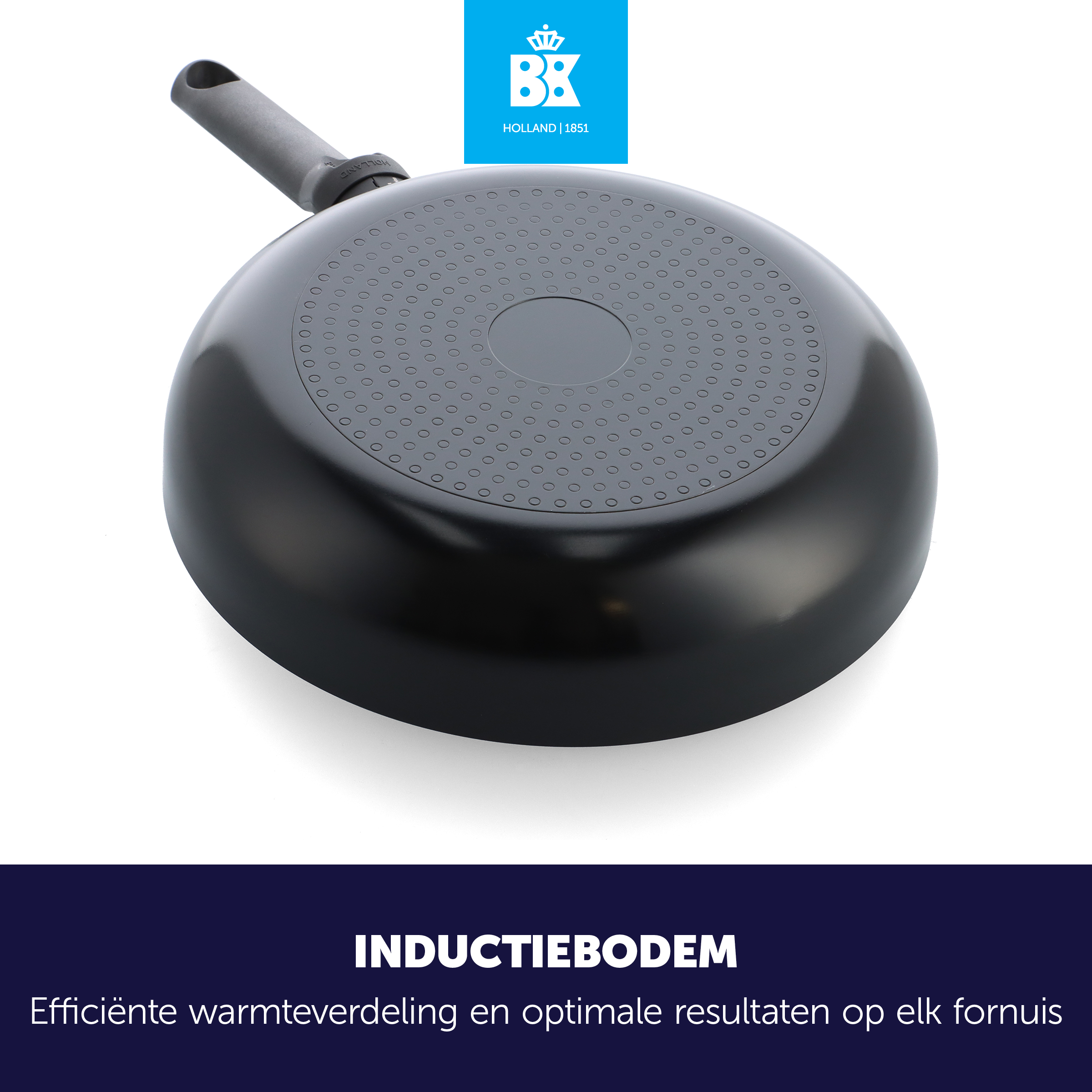 Enjoy wok Zwart 28 cm