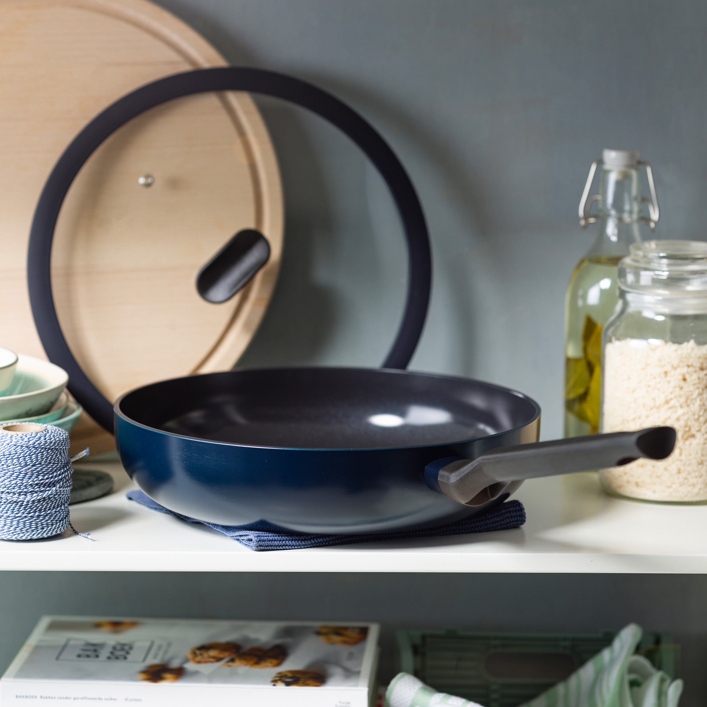 Enjoy hapjespan Oxford Blauw 28 cm