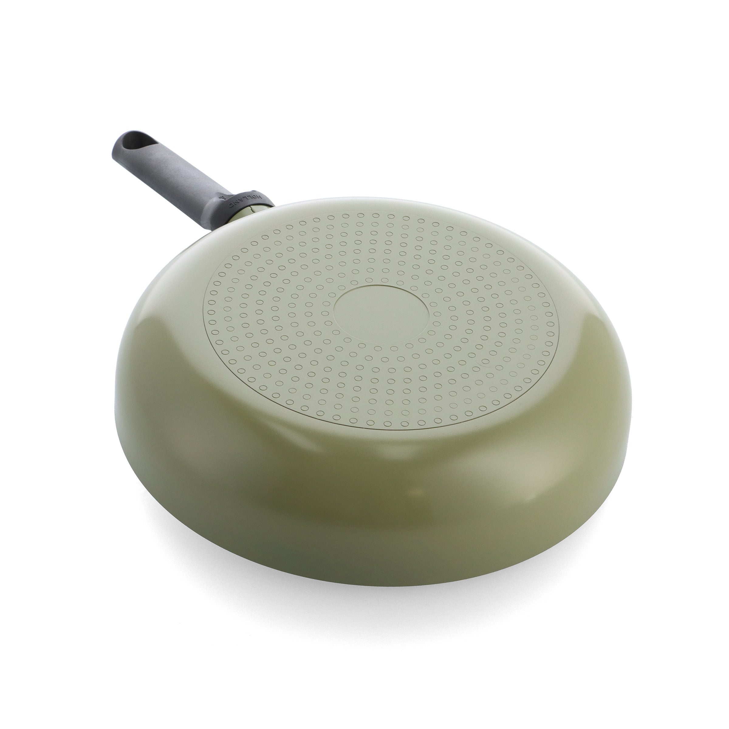 Enjoy hapjespan Olive Green 28 cm + Panbeschermers