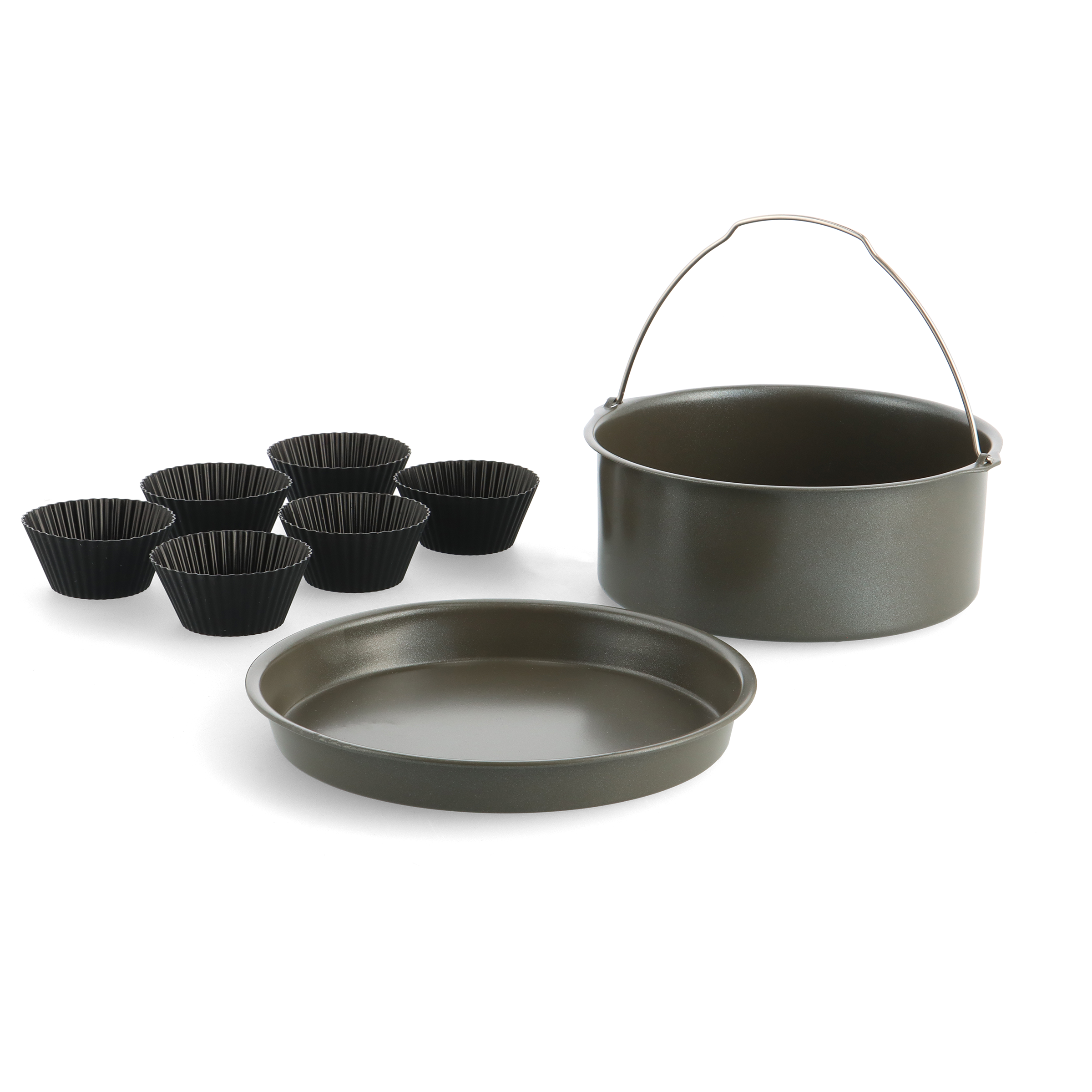 Connect XXL Airfryer 7.6l + 8-delige bakset