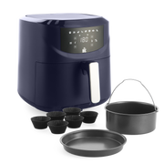 Connect XXL Airfryer 7.6l + 8-delige bakset