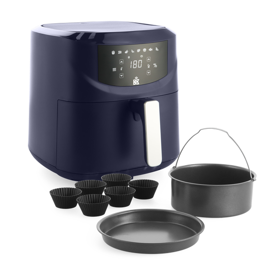 BK Connect XXL Airfryer 7.6l + 8-delige bakset