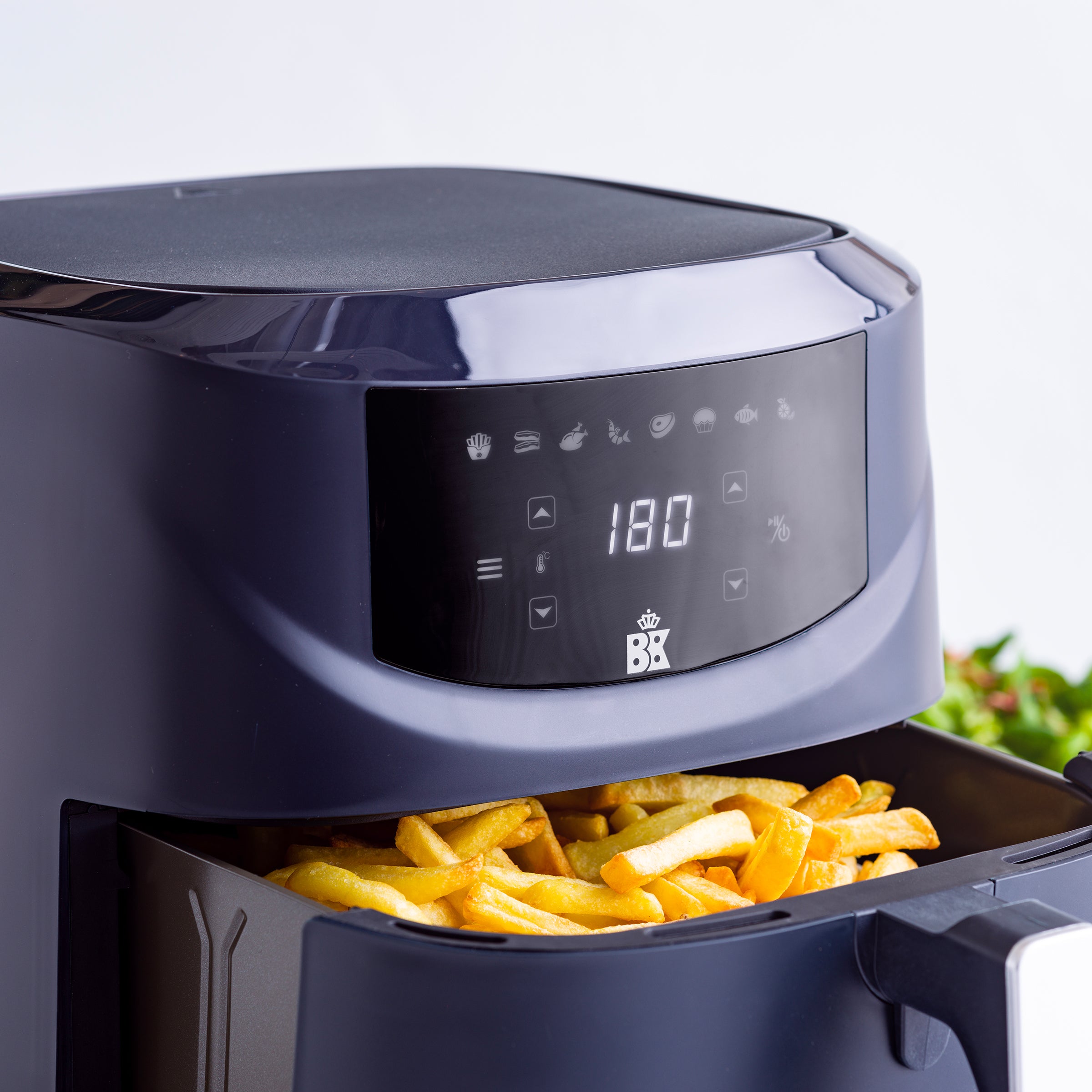 Connect XXL Airfryer 7.6l + 4-delige grillset