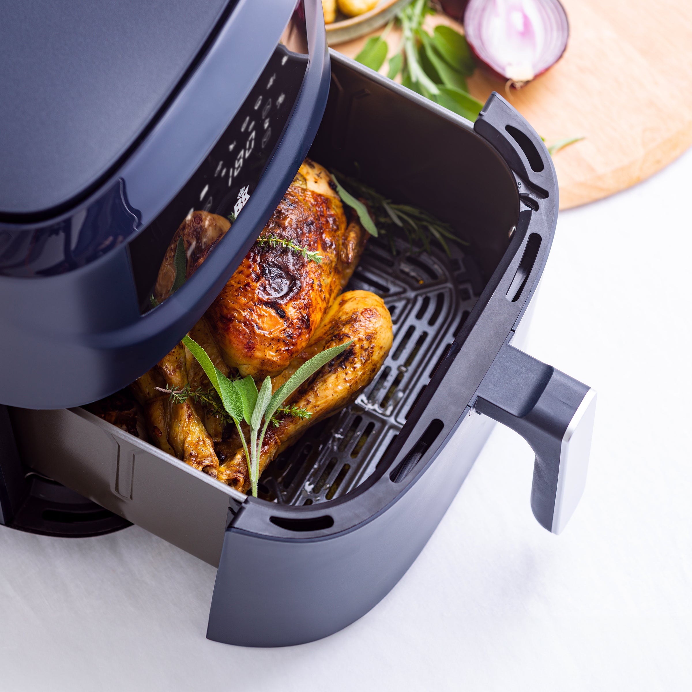 Connect XXL Airfryer 7.6l + 4-delige grillset