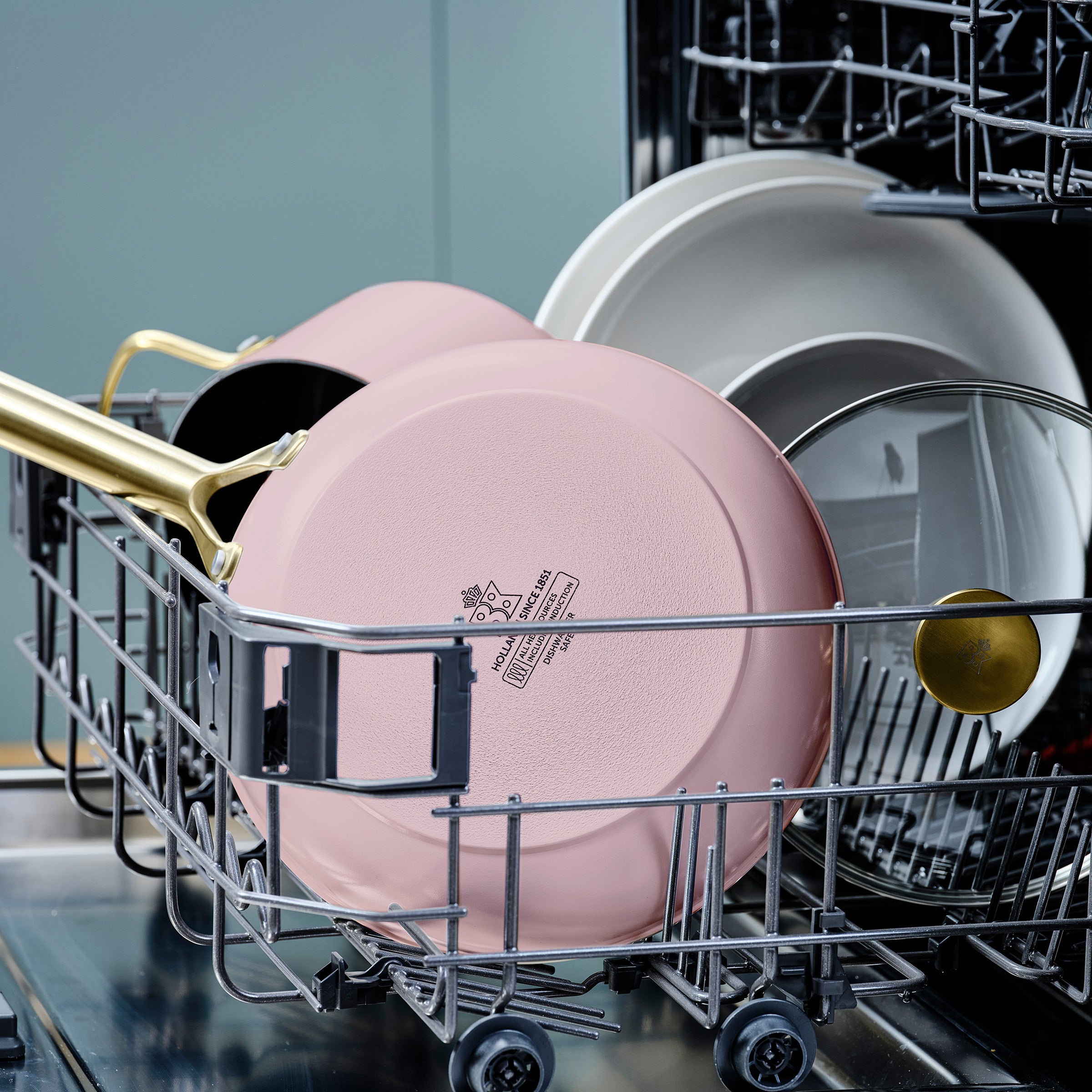 Sublime Blush Pink 2-delige koekenpannenset 24cm & 28cm