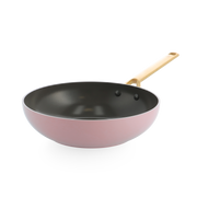 Sublime Blush Pink Wok 28cm