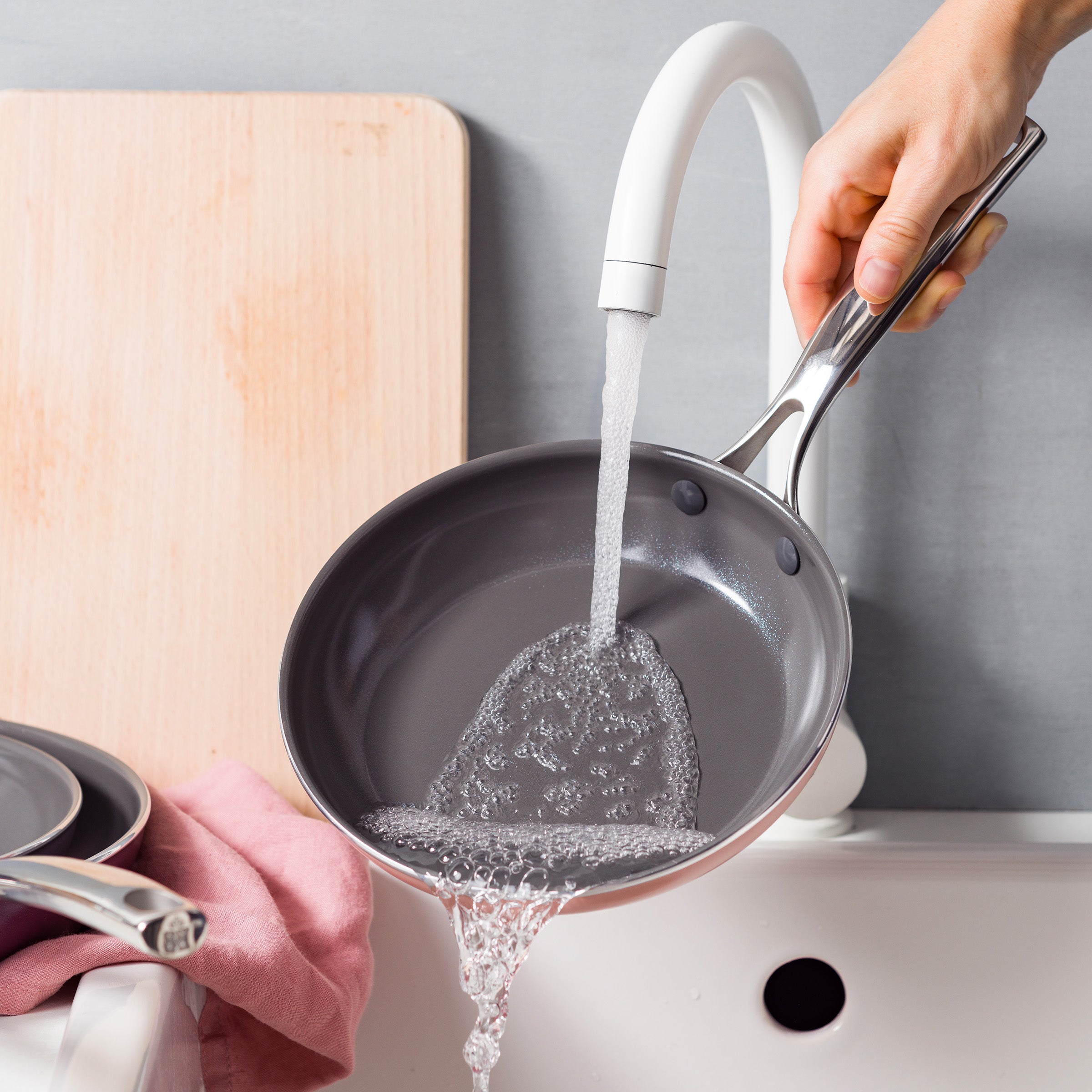 Sky Violet 3-delige koekenpannenset