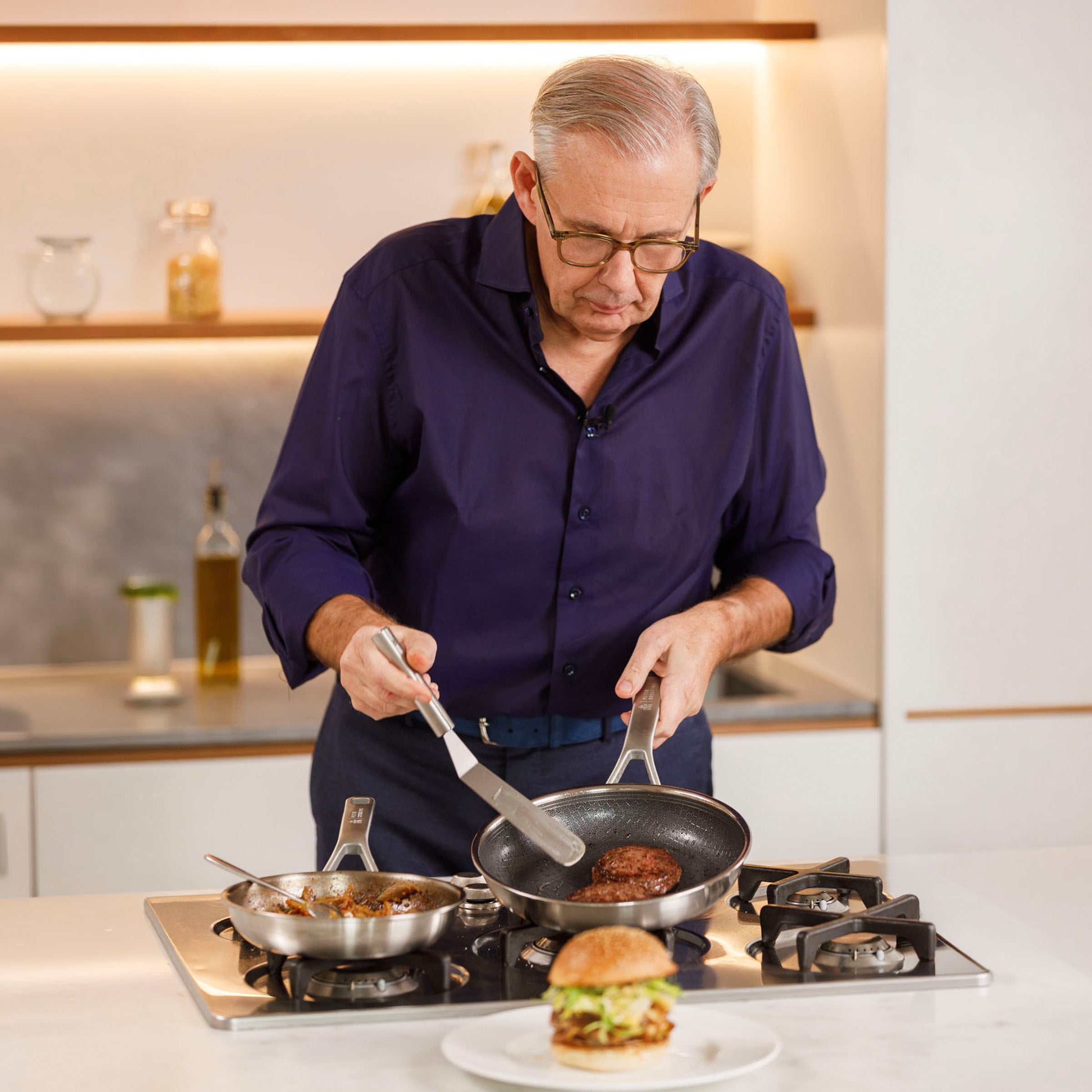 Durabond Hybride koekenpanset (24cm + 28cm) + wok