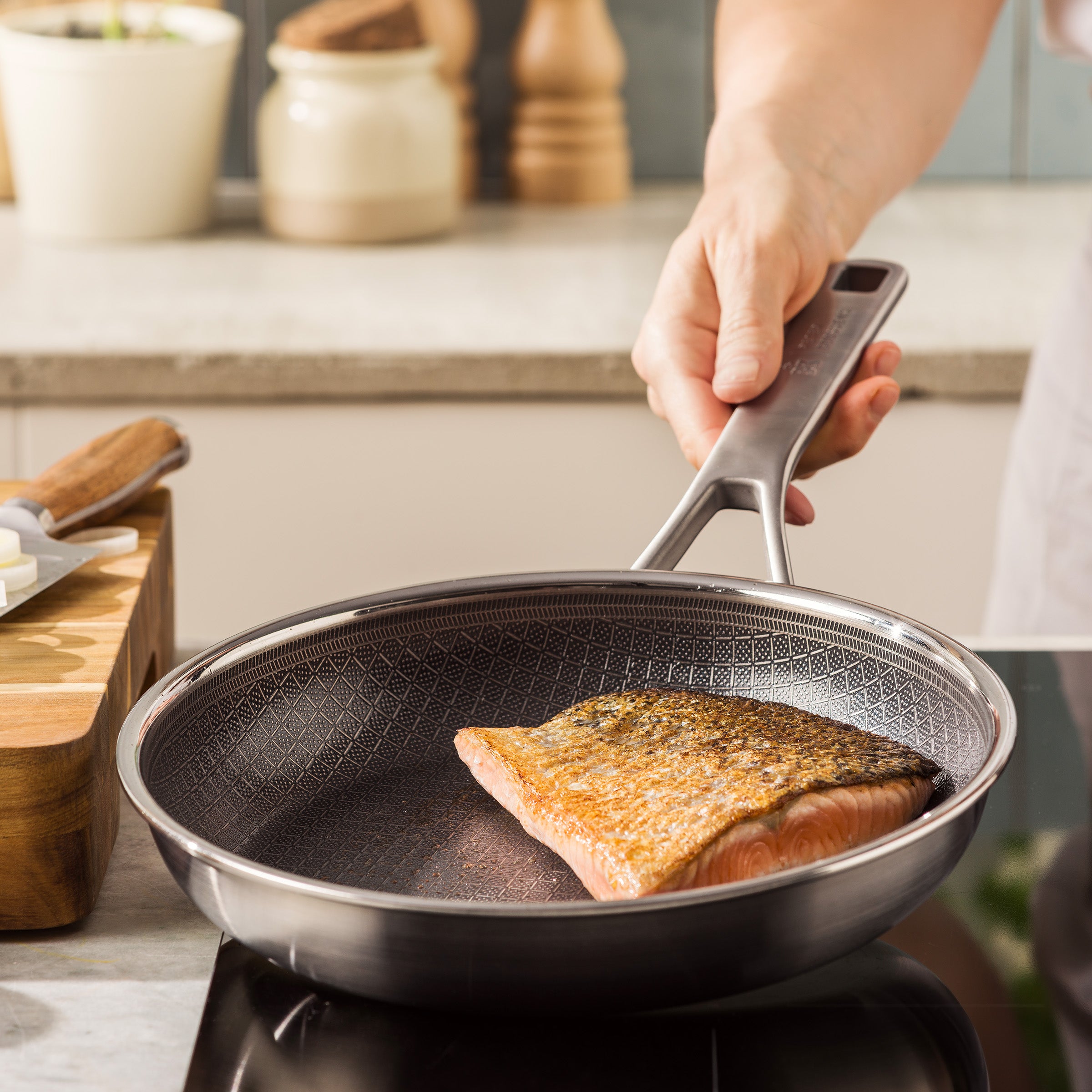 Durabond Hybride koekenpanset (24cm + 28cm) + wok