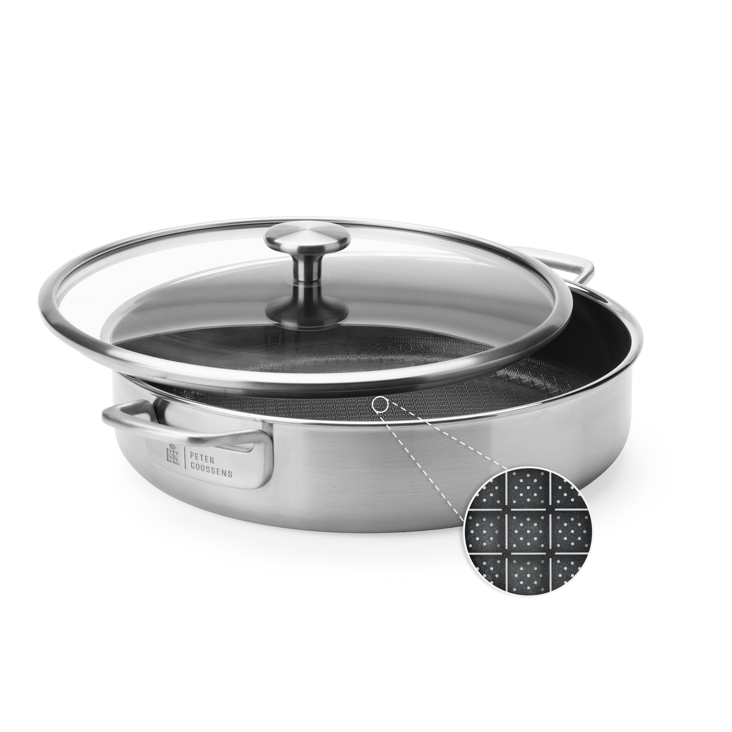 Durabond Hybride Hapjespan met deksel 30cm