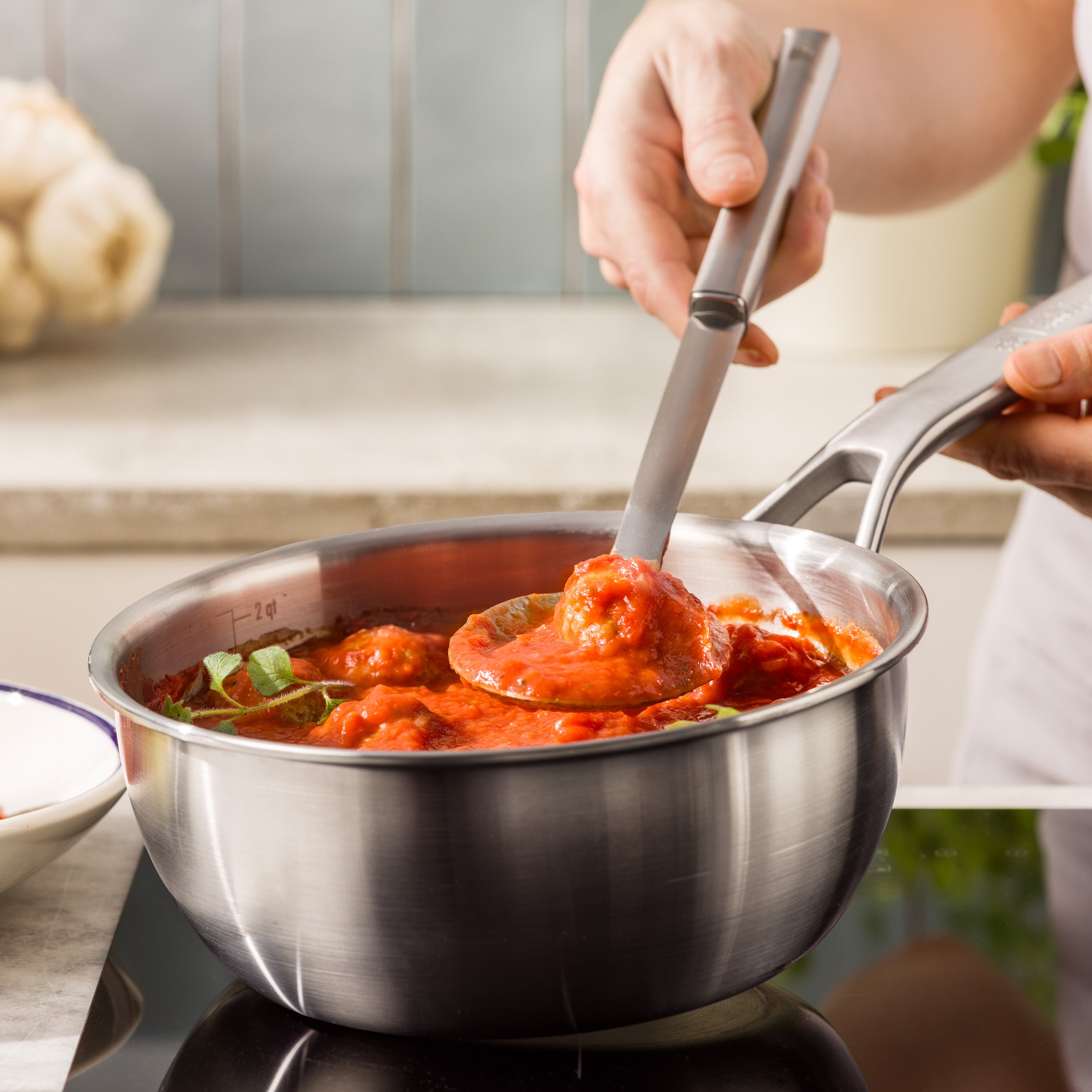 Maestro RVS Sauteuse 20 cm