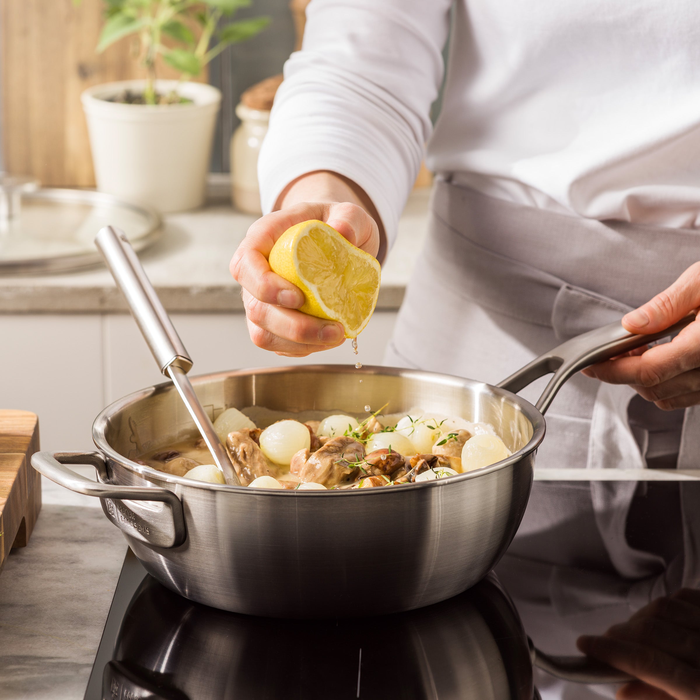 Maestro RVS Sauteuse 24 cm