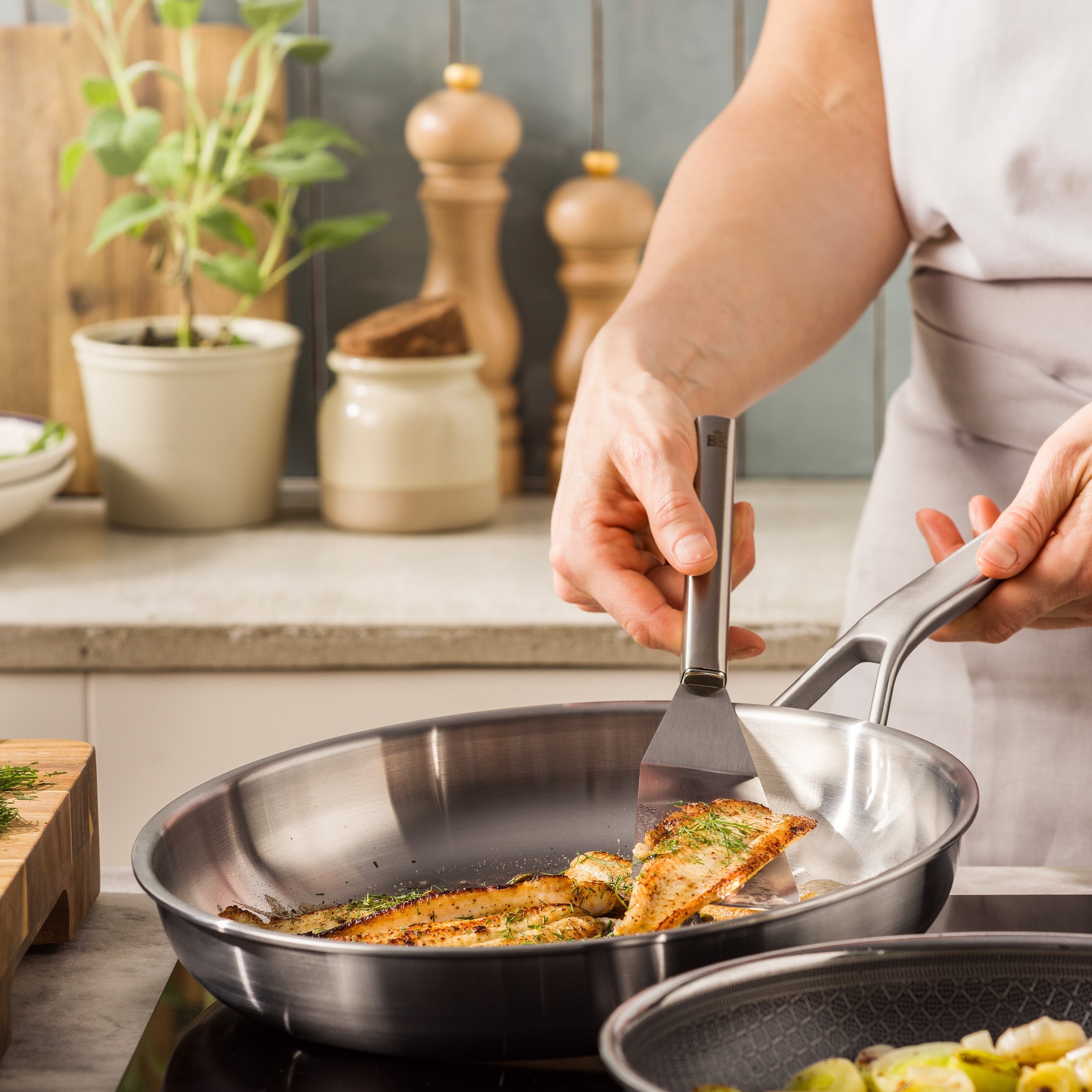 Maestro RVS koekenpanset (20cm + 24cm + 28cm) + Sauteuse