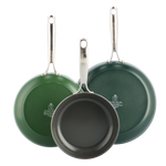 Sky 3-delige pannenset Verde