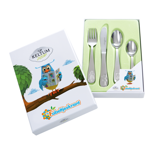 Kinderbestek Junior Fabeltjeskrant set 4-delig