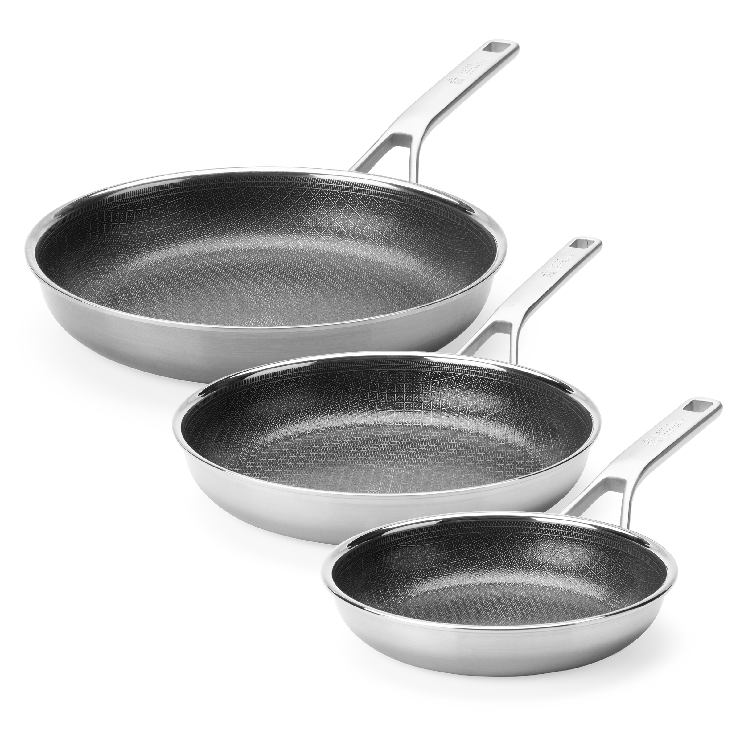 Durabond Hybride koekenpanset (20cm + 24cm + 28cm)