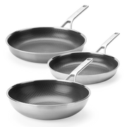 Durabond Hybride koekenpanset (24cm + 28cm) + wok