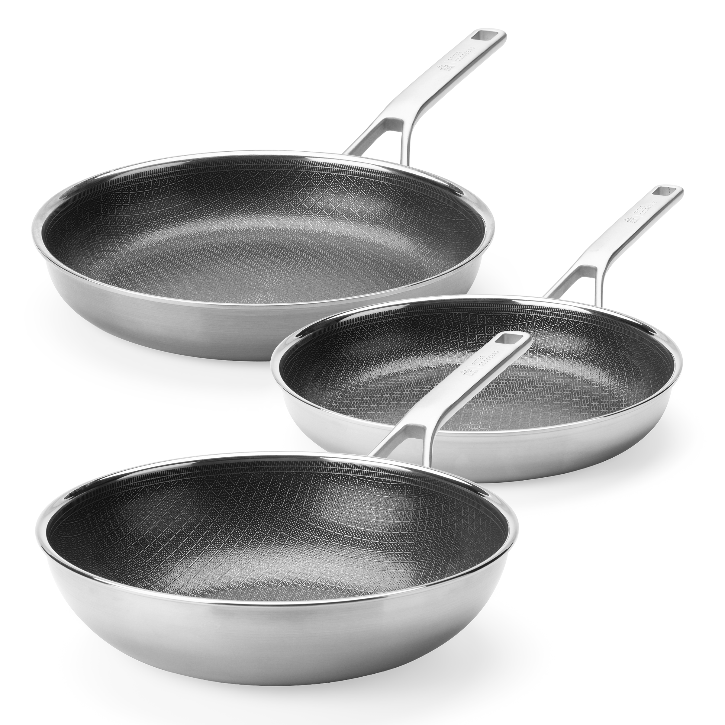 Durabond Hybride koekenpanset (24cm + 28cm) + wok