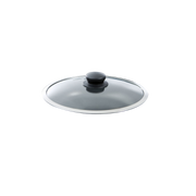 Easy glasdeksel met RVS rand 24 cm