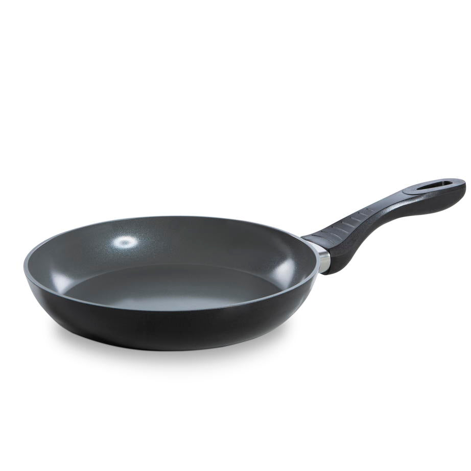 Easy Basic Ceramic pannenset 8-delig zwart braadpan
