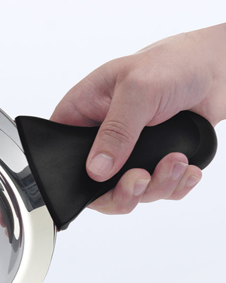 Q-linair Classic steel steelpan/hapjespan 16-24 cm in de hand