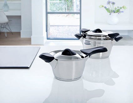 Q-linair Classic steel steelpan/hapjespan 16-24 cm collectie