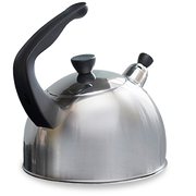 Karaat+ fluitketel 1,75 liter zilver zijaanzicht