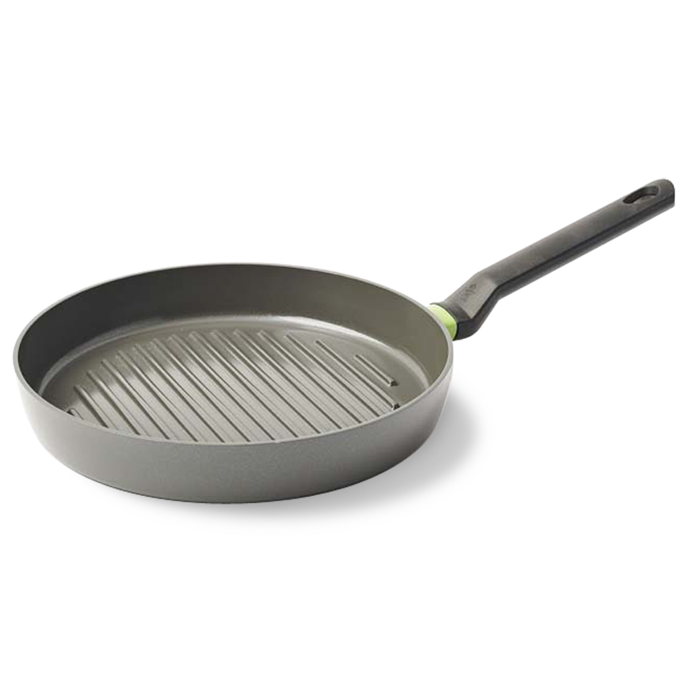 BK Balans grillpan 28 cm grijs bovenaanzicht